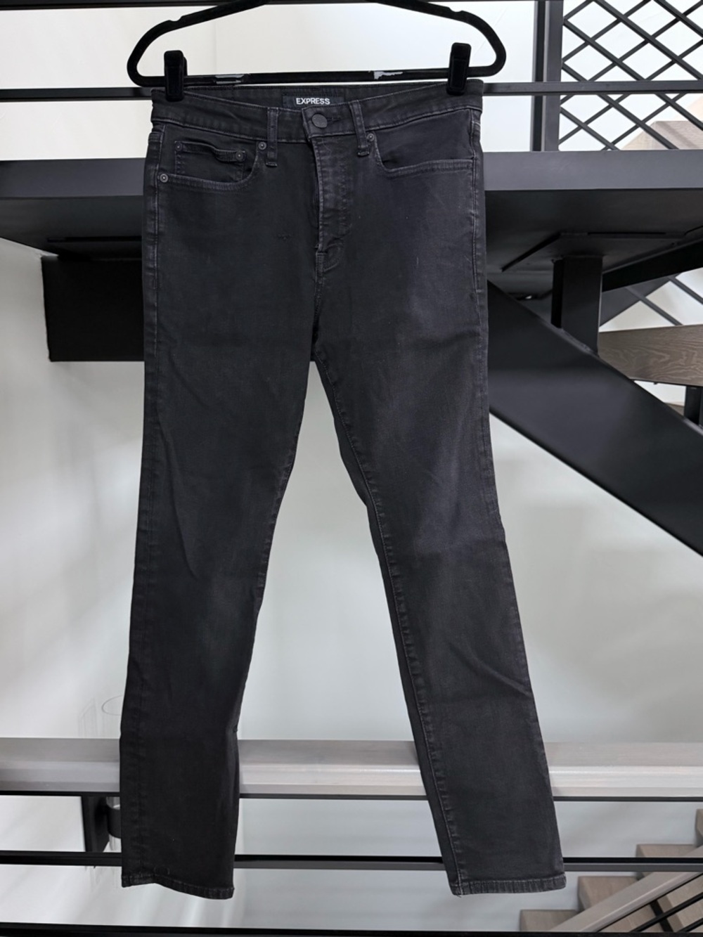 Express Men’s Black Skinny Hyper Stretch Jeans size 30*30